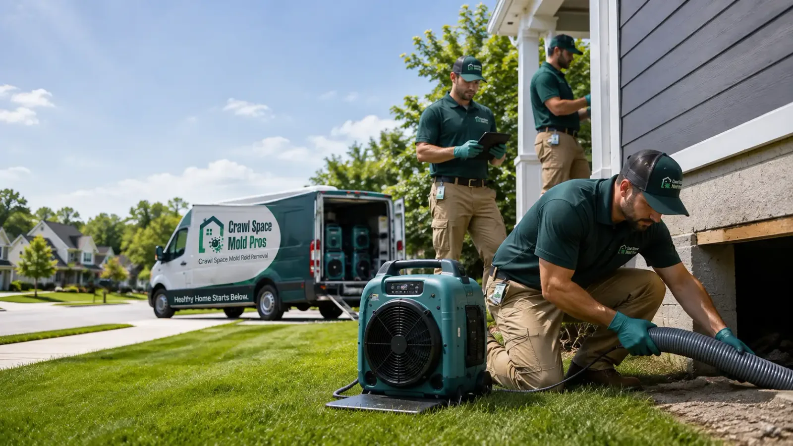 Crawl Space Mold Removal in Lake Hiawatha, NJ